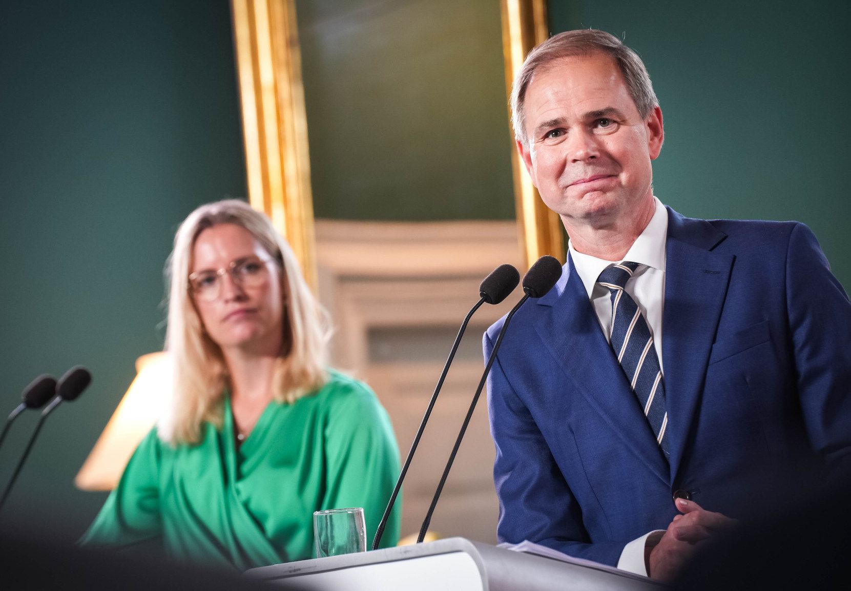 Foto af økonomiminister Stephanie Lose og finansminister Nicolai Wammen