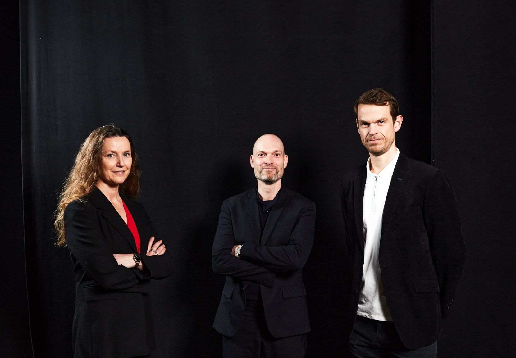 Foto af de tre forfattere
