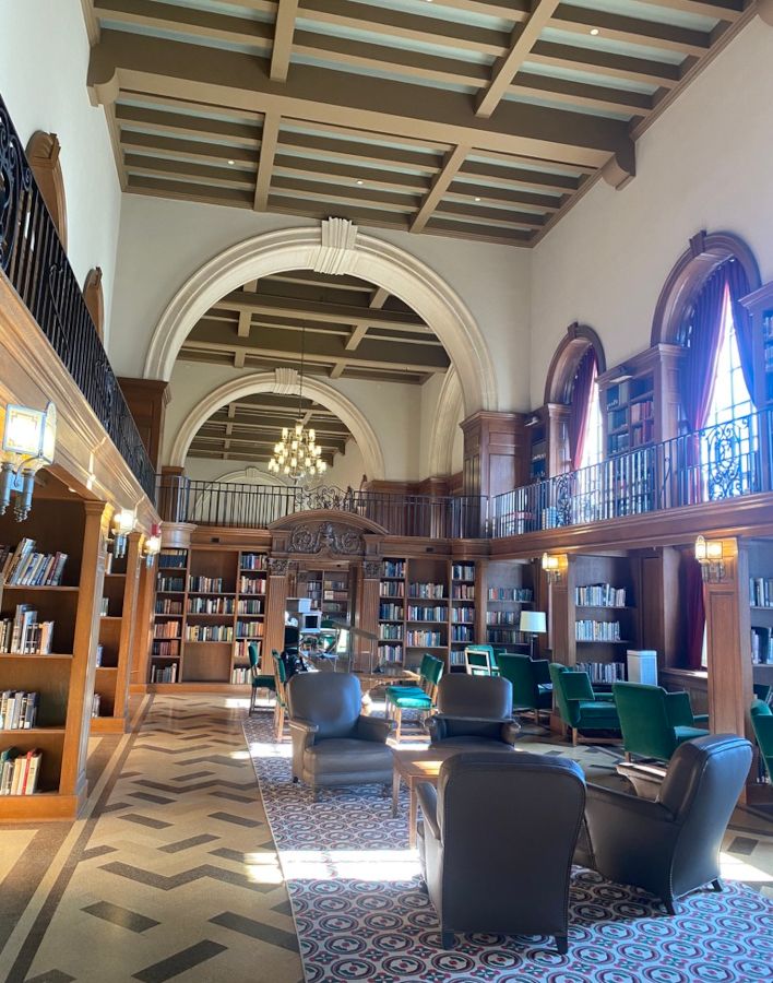 Foto fra biblioteket på Dartmouth College